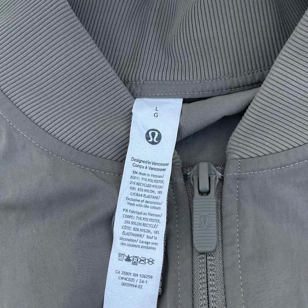 lululemon athletica Women's Gray Windbreaker